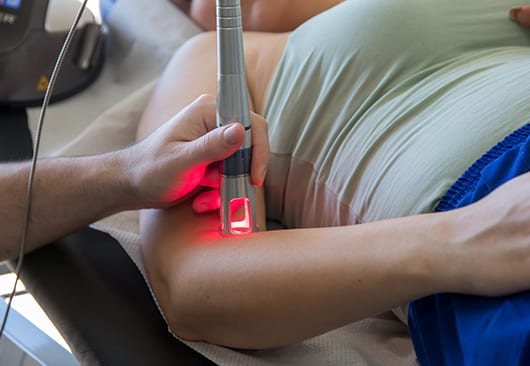 Analgesic Effect - Laser Light Converting Into Heat